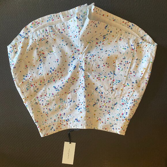 NWT TWENTY8TWELVE by Sienna Miller White Dotted Print Shorts GB 6 US 2 $325 - Picture 3 of 11